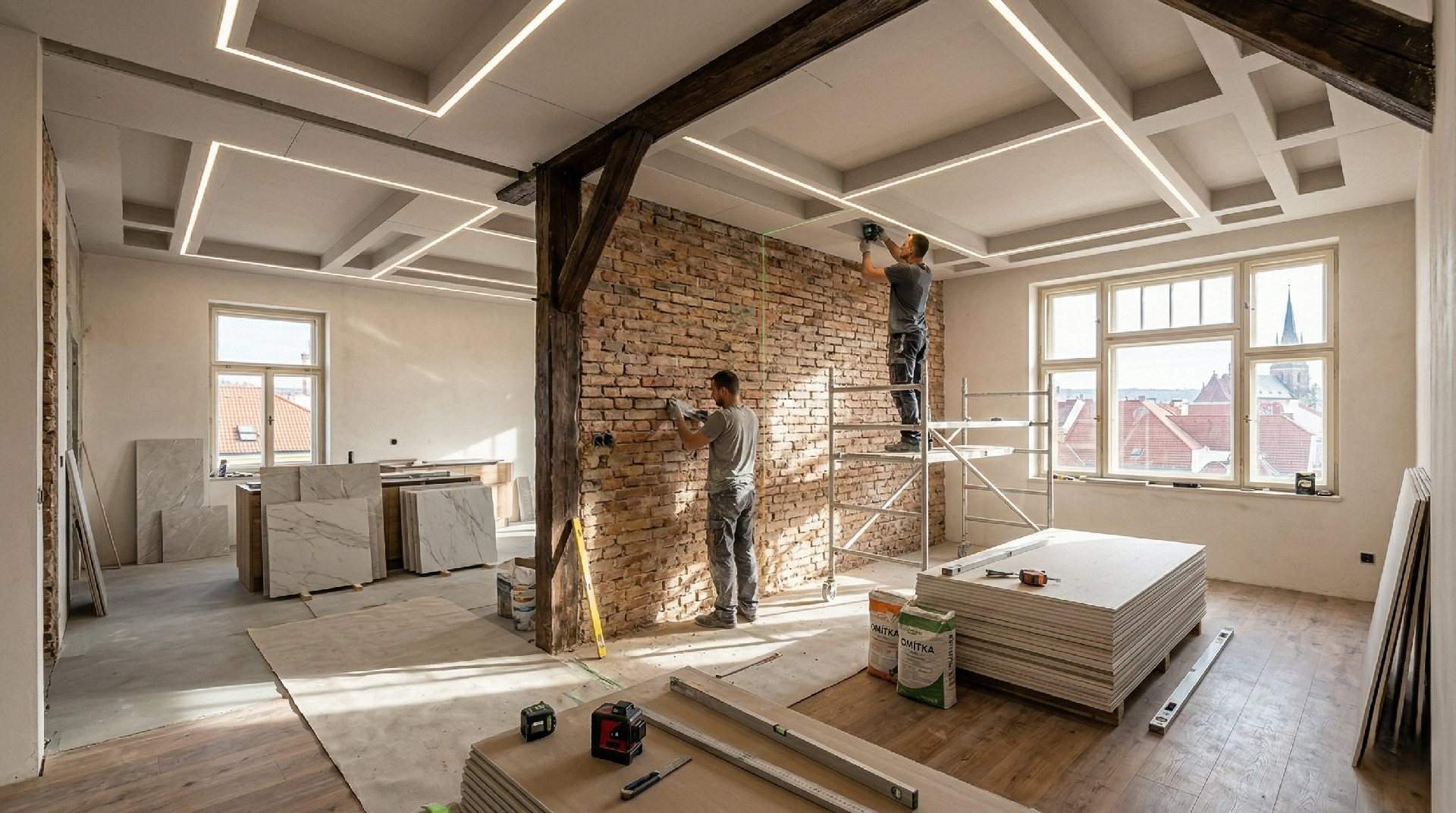 Byty rekonstrukce Brno